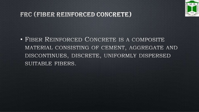 Fiber Reinforced Concrete Ppt Download
